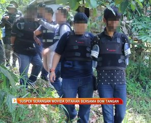 Suspek serangan Movida ditahan bersama bom tangan