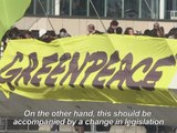 Greenpeace protests deforestation in Argentina