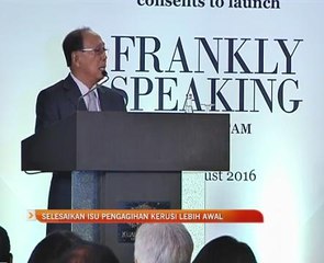 Selesaikan isu pengagihan kerusi lebih awal