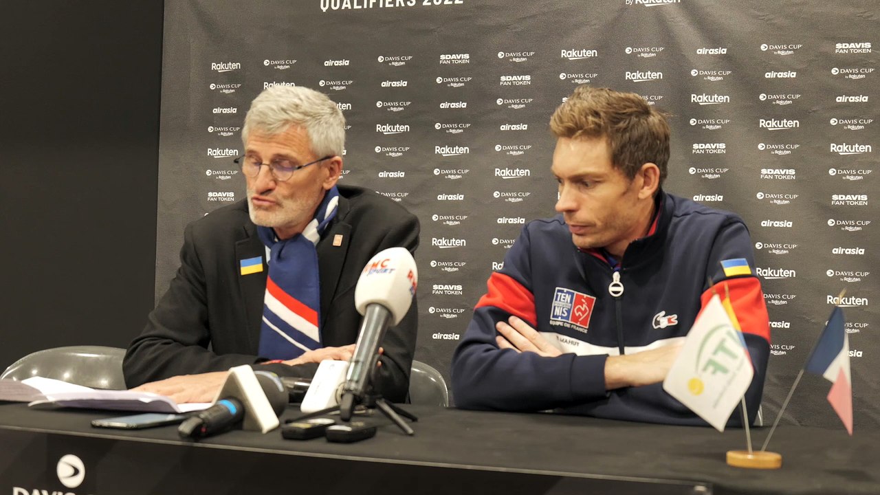 FFT - Ukraine 2022 - Gilles Moretton et Nicolas Mahut : "Le Tennis Français pour l'Ukraine et la Paix"