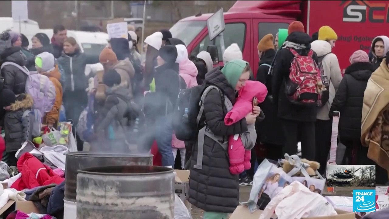 Exode massif des Ukrainiens : "je ne voulais pas partir, je ne voulais pas quitter mon pays"