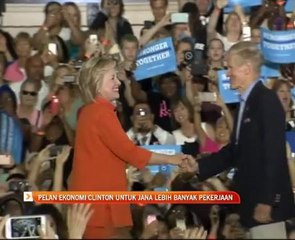 Pelan ekonomi Clinton untuk jana lebih banyak pekerjaan