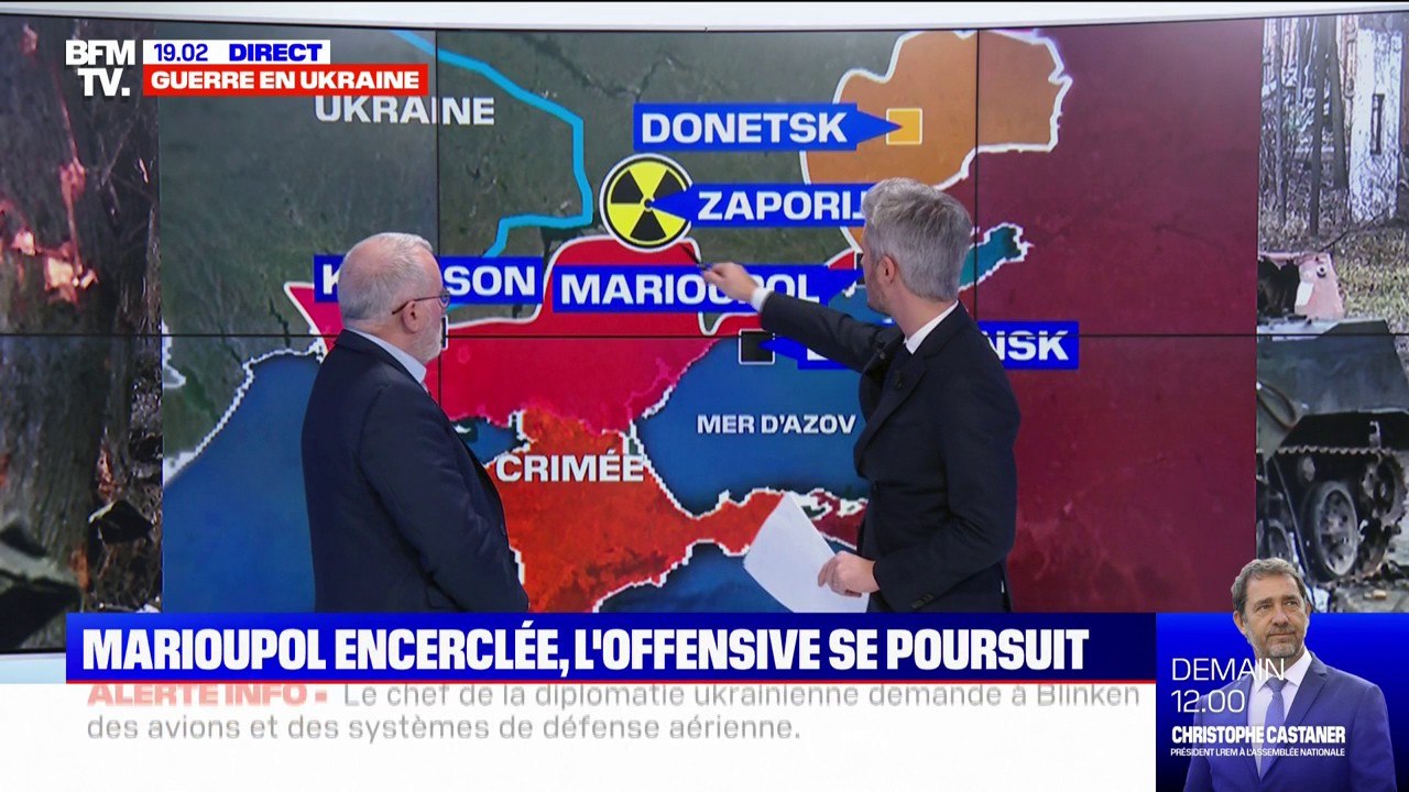 Marioupol encerclée, Kiev résiste: les cartes de la progression des troupes russes au 10e jour de l'invasion