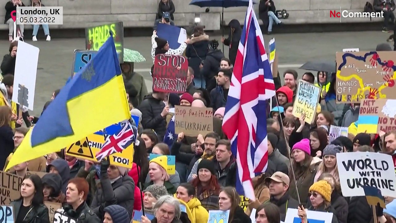 Friedensdemos überall in Europa