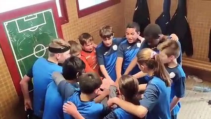 Cri de guerre de nos U13 face à Holnon