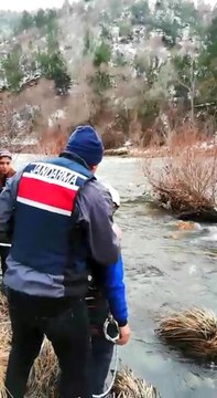 Avladığı ördeği almak için girdiği çayda hayatını kaybetti
