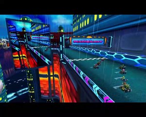 Nintendo 3DS, Mario Kart 7, Neo Bowser City, Peach Gameplay