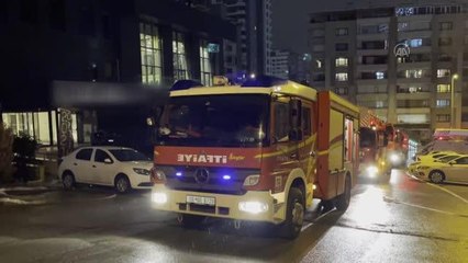 Başkentteki bir otelde çıkan yangın, paniğe neden oldu