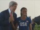 Kerry meets with US Olympic athletes in Rio