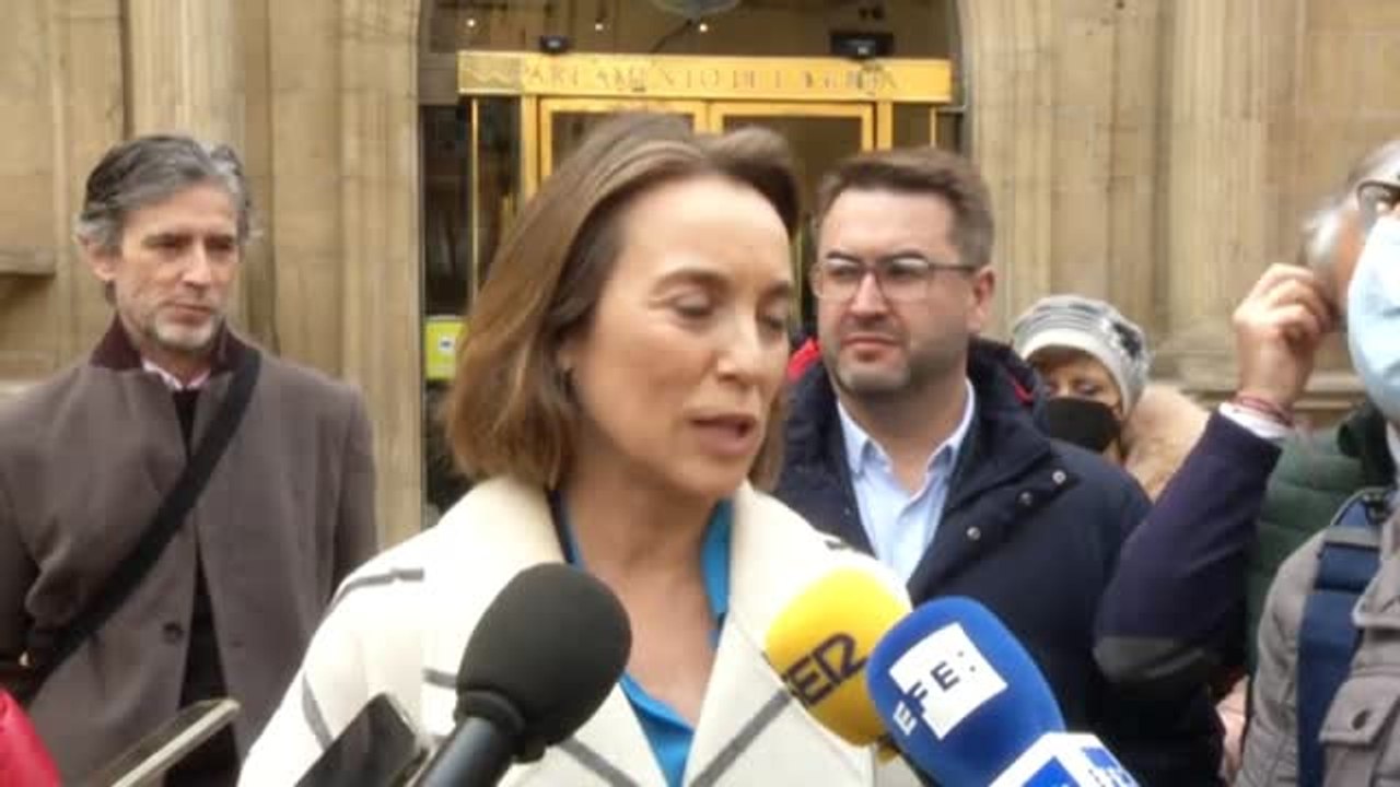 Gamarra apela a la "unidad de todos" dentro del PP porque ahora "no caben divisiones ni ventajismos"