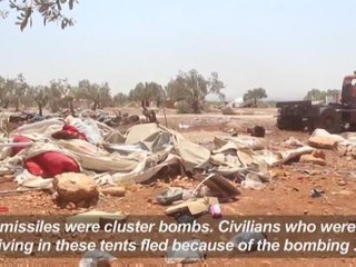 IDP camps in Syria's Aleppo province hit in new air strikes