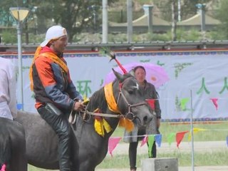Riders on the plateau: Tibetans gather for horse festival