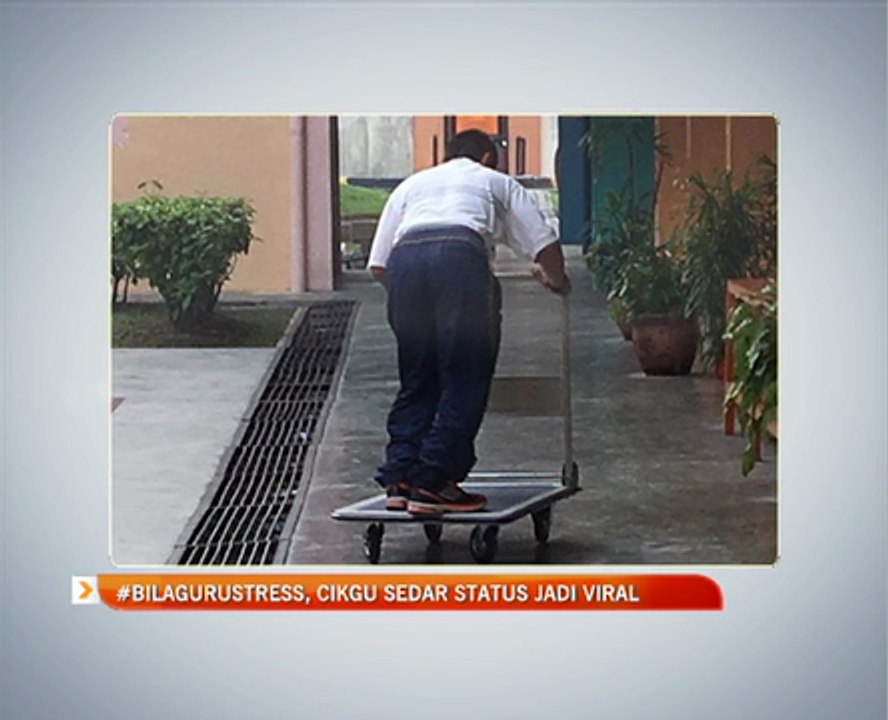 #bilagurustress, cikgu sedar status jadi viral