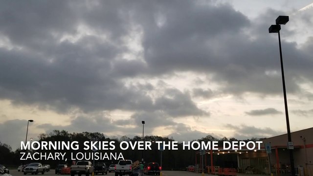 Morning Skies Over the Home Depot (Time-Lapse)