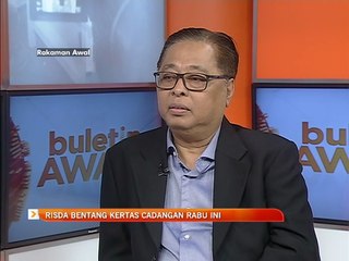 RISDA bentang kertas cadangan Rabu ini