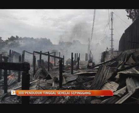 300 penduduk tinggal sehelai sepinggang
