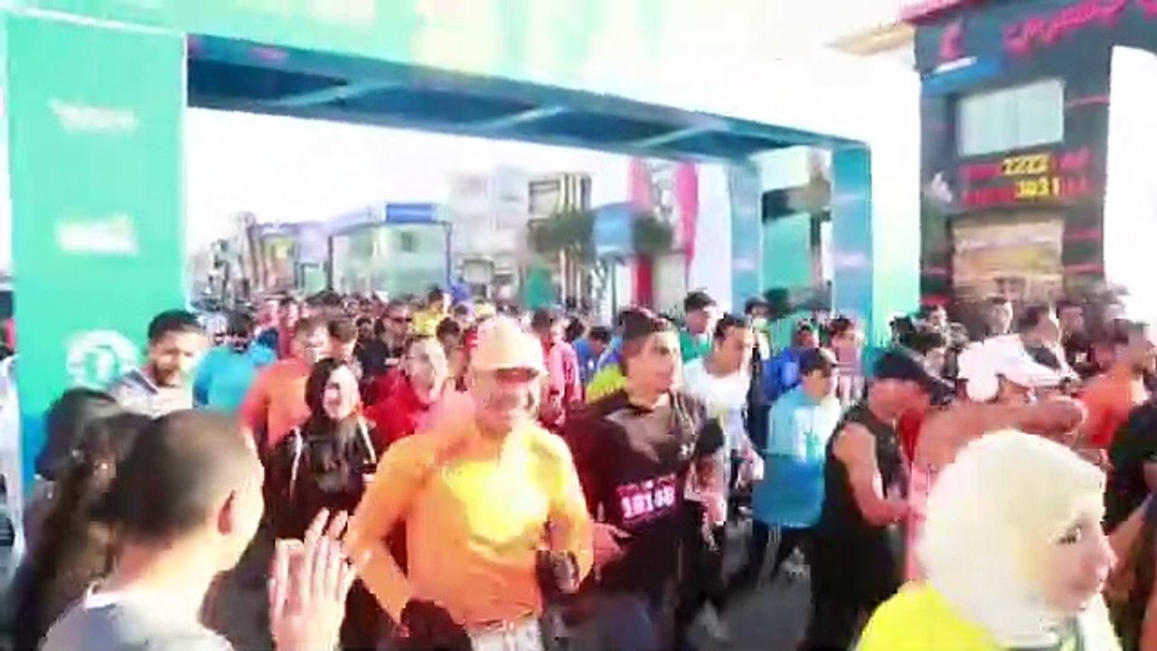 500  متسابق من كافة المحافظات يشاركون فى ماراثون كفر الشيخ للجرى