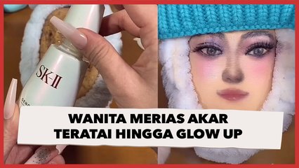Viral Wanita Merias Akar Teratai hingga Glow Up, Produk yang Dipakai Bikin Tercengang
