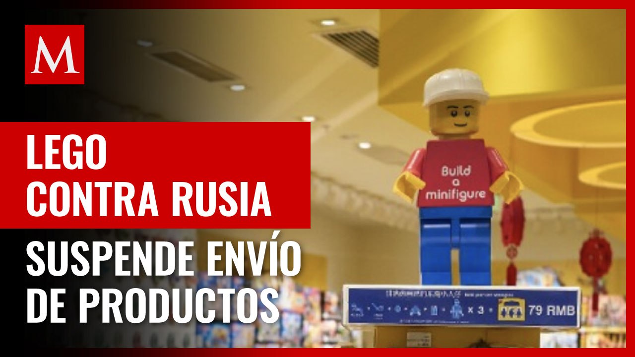 Lego suspende envío de productos a Rusia por sanciones comerciales