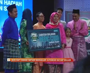 BSN SSP tawar impian bergelar jutawan setiap bulan