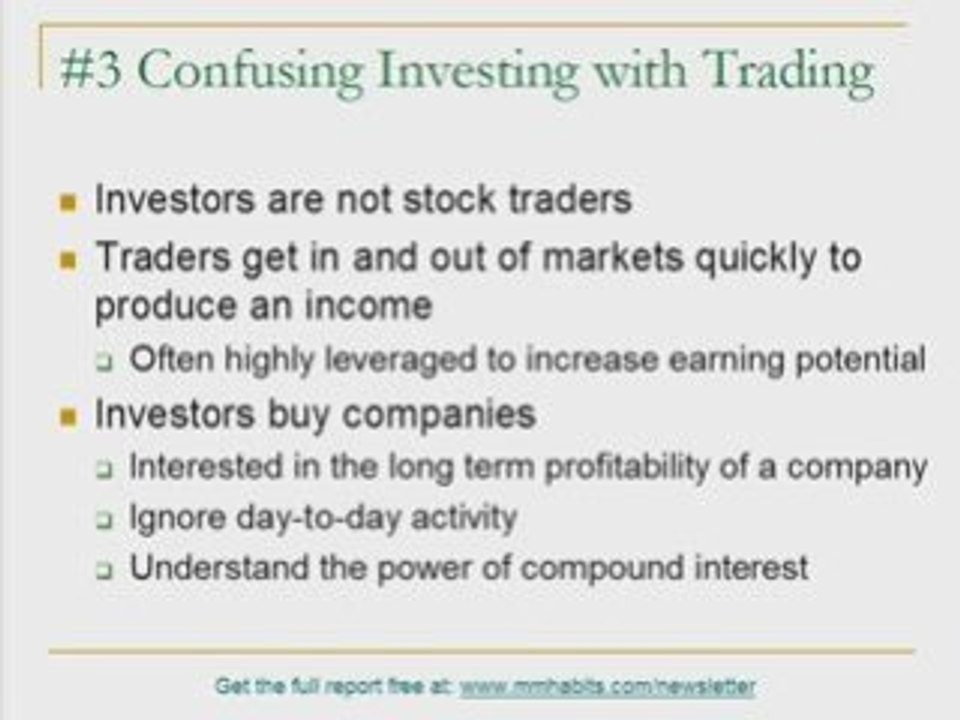 10 Mistakes Every Investor Makes