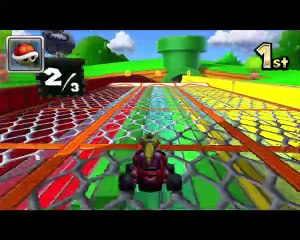 Nintendo 3DS, Mario Kart 7, Piranha Plant Slide, Peach Gameplay