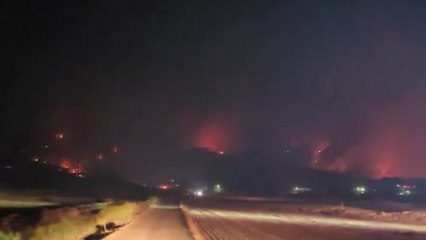 밤사이 다시 번진 산불..."오늘도 강풍·건조한 날씨" / YTN