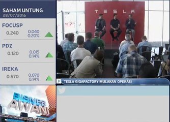 Tesla Gigafactory mulakan operasi