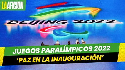 Los Juegos Paralímpicos de Beijing se inauguran con la bandera al grito de paz