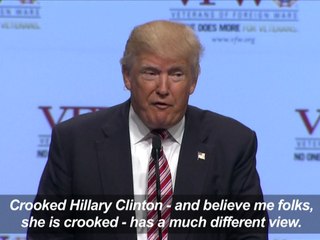 Donald Trump criticizes Hillary Clinton's response to VA scandal