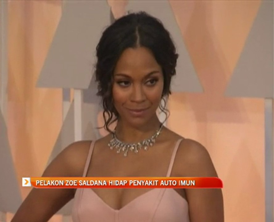 Pelakon Zoe Saldana hidap penyakit auto imun