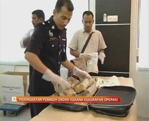 Peningkatan penagih dadah kerana kekerapan operasi