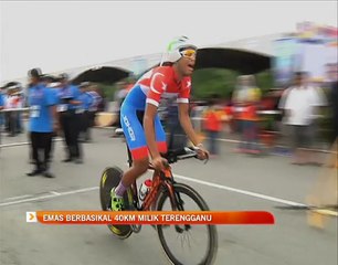 Emas berbasikal 40km milik Terengganu