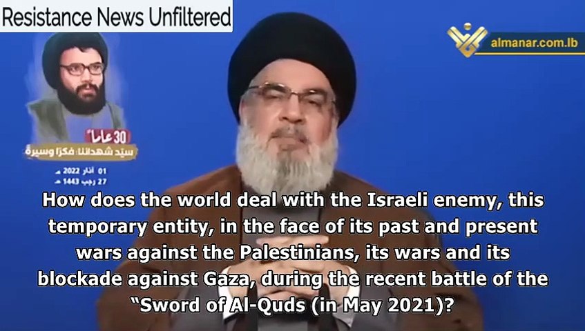 Nasrallah: In Ukraine, US imperialism threatens world peace