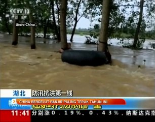 China bergelut banjir paling teruk tahun ini