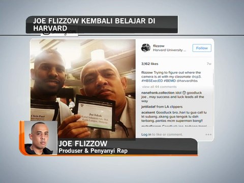 Joe Flizzow kembali belajar di Harvard