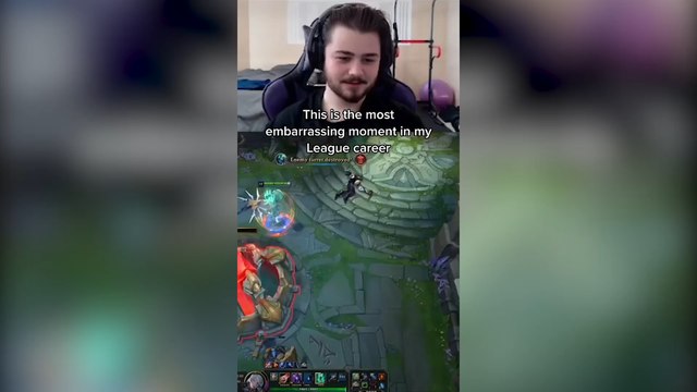 El momento más vergonzoso para un streamer de League of Legends
