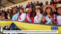 Familias olanchanas disfrutan de las carreras de cintas en Catacamas