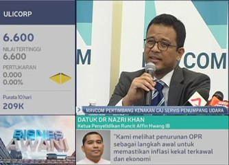 MAVCOM pertimbang kenakan caj servis penumpang udara