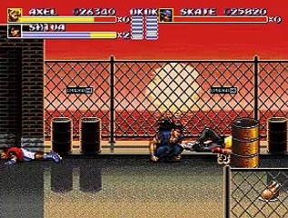 Streets of Rage 3 online multiplayer - megadrive