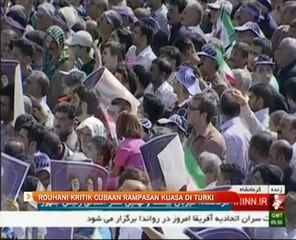 Rouhani kritik cubaan rampasan kuasa di Turki