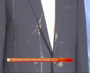 PM Korea Selatan dibaling dengan telur
