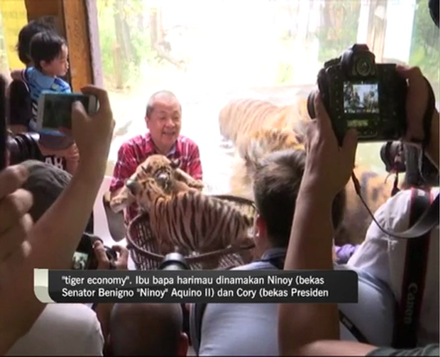 Anak harimau dinamakan sempena Presiden Filipina