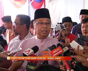 Parti Tun M tidak akan jejas BN - Ismail Sabri