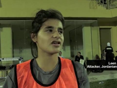 Jordan women take to football pitch to end stereotypes
