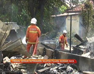 Tinggal sehelai sepinggan selepas pulang berhari raya