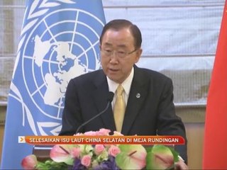 Selesaikan isu Laut China Selatan di meja rundingan