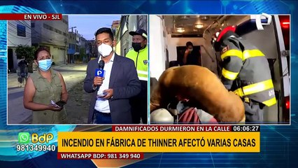 Incendio en SJL: perro rescatado por bomberos se debate entre la vida y la muerte
