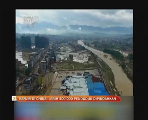 Banjir di China, lebih 400,000 penduduk dipindahkan