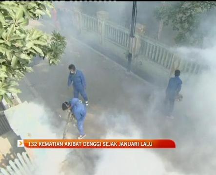 132 kematian akibat denggi sejak Januari lalu